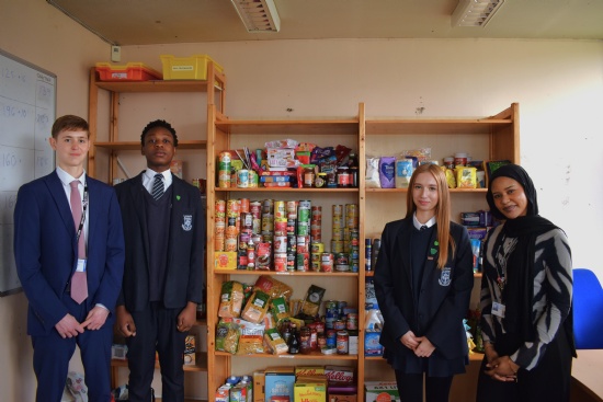 Laureate Academy Donates 693 Items in Food Drive for DENS!